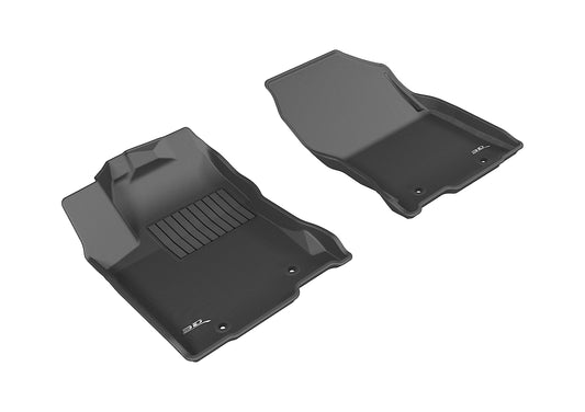 All-Weather Custom-Fit Floor Mats for Lexus Nx/ Nx Hybrid 2015-2021 with Non-Slip Backing - Black - 1st Row
