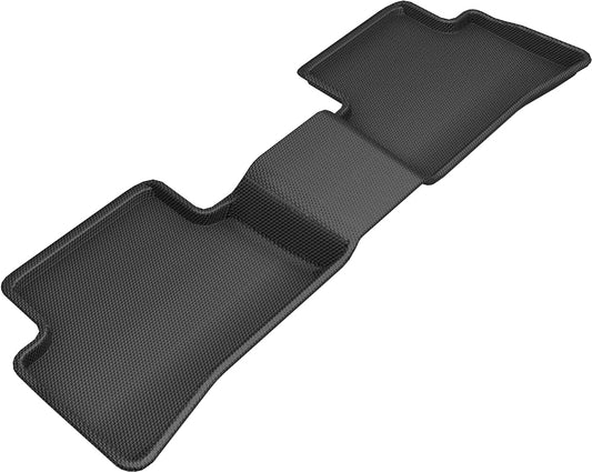 All-Weather Custom-Fit Floor Mats for Lexus Ux 2019-2025 with Non-Slip Backing - Black - 2nd Row