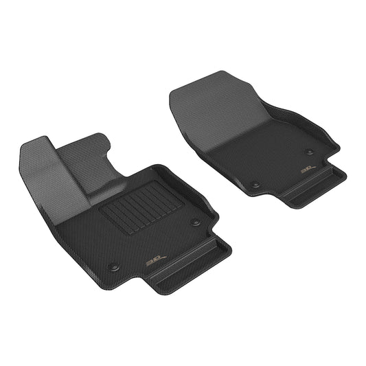 All-Weather Custom-Fit Floor Mats for Lexus Rx  2023-2025 with Non-Slip Backing - Black - 1st Row