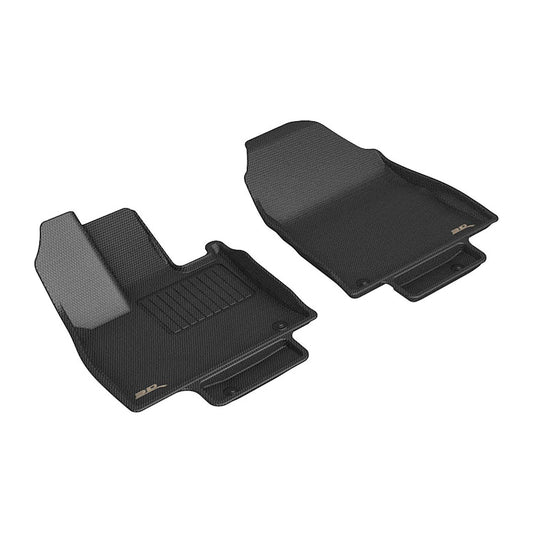 All-Weather Custom-Fit Floor Mats for Lexus Tx 2024-2025 with Non-Slip Backing - Black - 1st Row