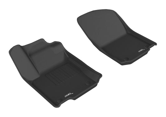 All-Weather Custom-Fit Floor Mats for Mercedes-Benz Gle Coupe / Gle Suv / Gls Suv 2016-2019 with Non-Slip Backing - Black - 1st Row