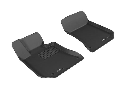 All-Weather Custom-Fit Floor Mats for Mercedes-Benz E-Class Sedan / Cls-Class 2014-2018 with Non-Slip Backing - Black - 1st Row