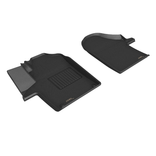 All-Weather Custom-Fit Floor Mats for Mercedes-Benz Metris 2015-2023 with Non-Slip Backing - Black - 1st Row
