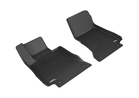 All-Weather Custom-Fit Floor Mats for Mercedes-Benz E-Class Coupe (C238) 2018-2023 with Non-Slip Backing - Black - 1st Row