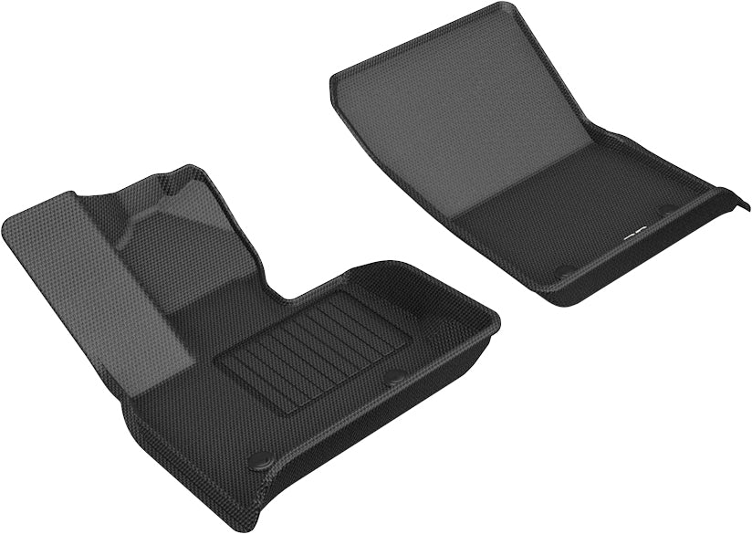 All-Weather Custom-Fit Floor Mats for Mercedes-Benz G-Class 2019-2025 with Non-Slip Backing - Black - 1st Row