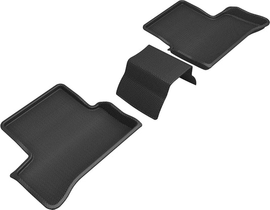 All-Weather Custom-Fit Floor Mats for Mercedes Benz A-Class / Cla-Class 2019-2025 with Non-Slip Backing - Black - 2nd Row