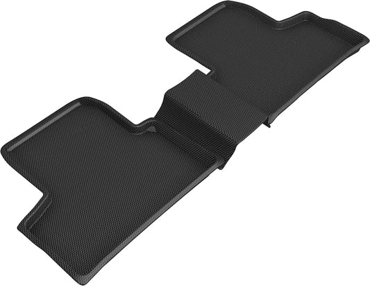 All-Weather Custom-Fit Floor Mats for Mercedes-Benz Glb-Class 2020-2025 with Non-Slip Backing - Black - 2nd Row