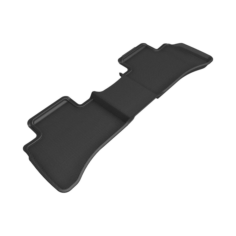 All-Weather Custom-Fit Floor Mats for Mercedes-Benz Eqs Sedan 2022-2025 with Non-Slip Backing - Black - 2nd Row