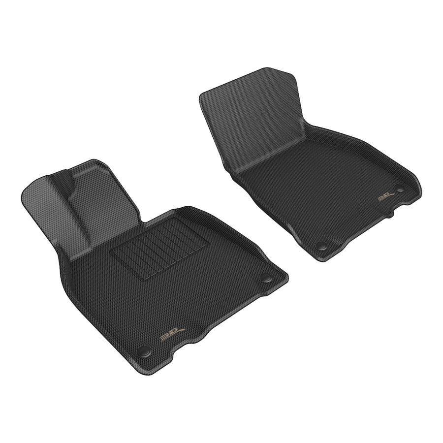 All-Weather Custom-Fit Floor Mats for Mercedes-Benz Eqe Sedan (V295) 2023-2025 with Non-Slip Backing - Black - 1st Row