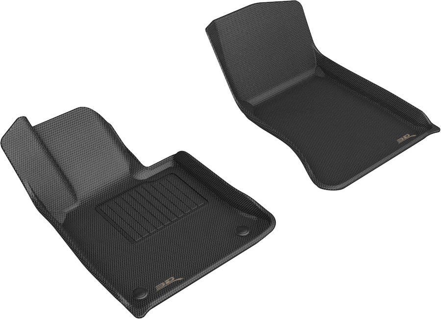 All-Weather Custom-Fit Floor Mats for Mercedes-Benz Glc (X254) 2023-2025 with Non-Slip Backing - Black - 1st Row
