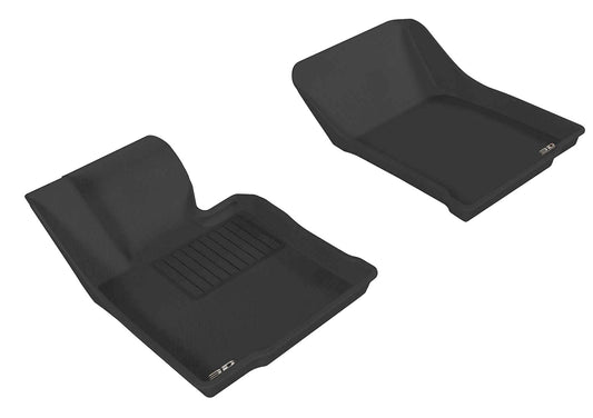 All-Weather Custom-Fit Floor Mats for Mini Countryman 2011-2016 with Non-Slip Backing - Black - 1st Row