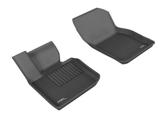 All-Weather Custom-Fit Floor Mats for Mini Cooper/ Convertible 2014-2024 with Non-Slip Backing - Black - 1st Row