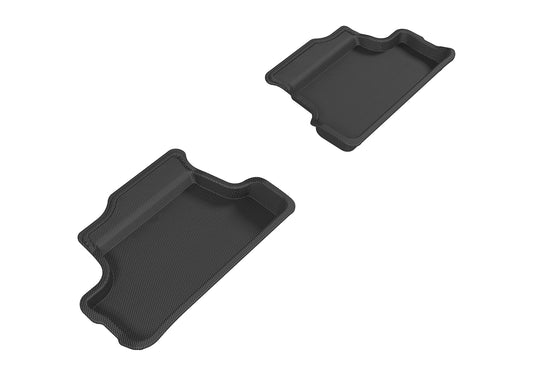 All-Weather Custom-Fit Floor Mats for Mini Convertible 2016-2024 with Non-Slip Backing - Black - 2nd Row