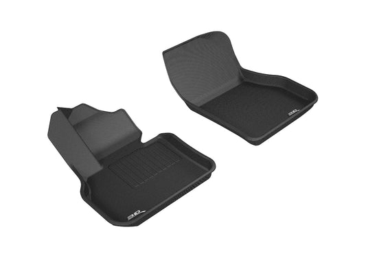 All-Weather Custom-Fit Floor Mats for Mini Countryman 2017-2024 with Non-Slip Backing - Black - 1st Row