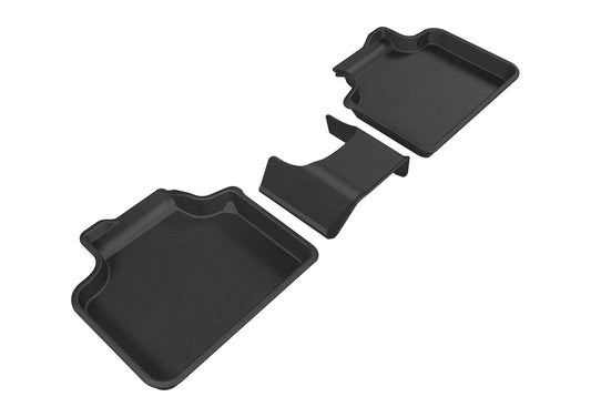 All-Weather Custom-Fit Floor Mats for Mini Countryman 2017-2024 with Non-Slip Backing - Black - 2nd Row