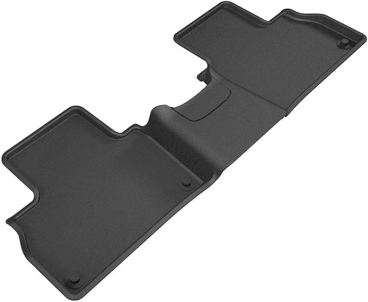 All-Weather Custom-Fit Floor Mats For Maserati Levante W/O Four Zone Automatic Climate Control 2017-2025 With Non-Slip Backing - Black - 2Nd Row