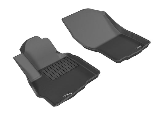 All-Weather Custom-Fit Floor Mats For Mitsubishi Outlander Sport 2011-2025 With Non-Slip Backing - Black - 1St Row