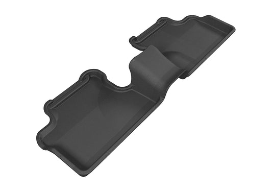 All-Weather Custom-Fit Floor Mats for Mazda Mazda3 2010-2013 with Non-Slip Backing - Black - 2nd Row