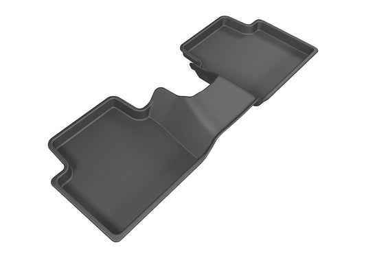 All-Weather Custom-Fit Floor Mats for Toyota/ Scion Yaris/ Yaris Ia/ Ia 2016-2020 with Non-Slip Backing - Black - 2nd Row