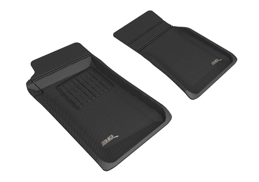 All-Weather Custom-Fit Floor Mats for Mazda Mx-5 Miata Na / Mx-5 Miata Nb 1989-2005 with Non-Slip Backing - Black - 1st Row