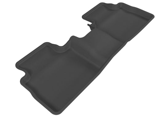 All-Weather Custom-Fit Floor Mats for Nissan Rogue 2008-2013 with Non-Slip Backing - Black - 2nd Row