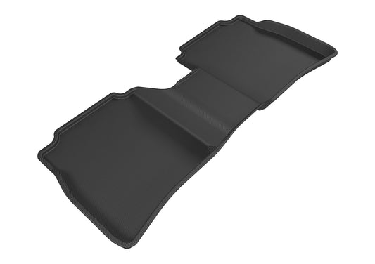 All-Weather Custom-Fit Floor Mats for Nissan Sentra 2013-2019 with Non-Slip Backing - Black - 2nd Row