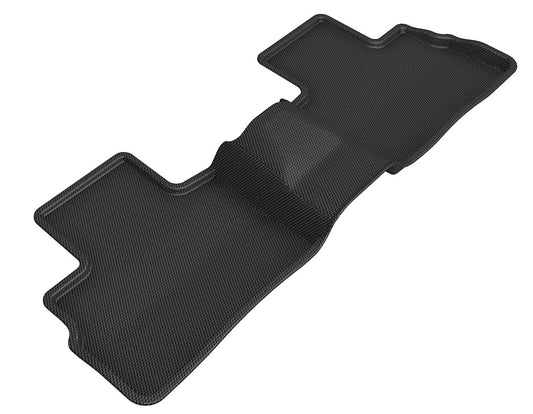 All-Weather Custom-Fit Floor Mats for Nissan Sentra 2020-2025 with Non-Slip Backing - Black - 2nd Row