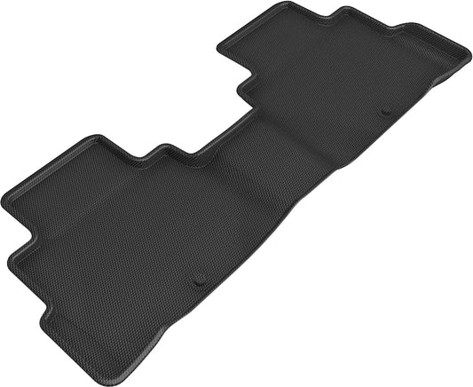 All-Weather Custom-Fit Floor Mats for Nissan Murano 2019-2024 with Non-Slip Backing - Black - 2nd Row