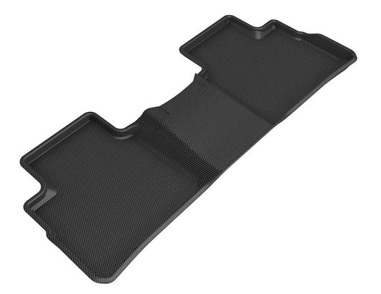 All-Weather Custom-Fit Floor Mats for Nissan Rogue 2021-2025 with Non-Slip Backing - Black - 2nd Row
