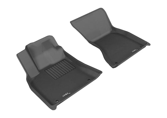 All-Weather Custom-Fit Floor Mats For Porsche Macan (95B) 2015-2026 With Non-Slip Backing - Black - 1St Row