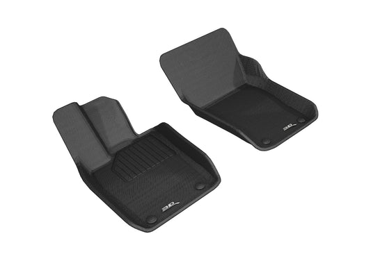 All-Weather Custom-Fit Floor Mats for Porsche Panamera/ Panamera E-Hybrid 2017-2025 with Non-Slip Backing - Black - 1st Row