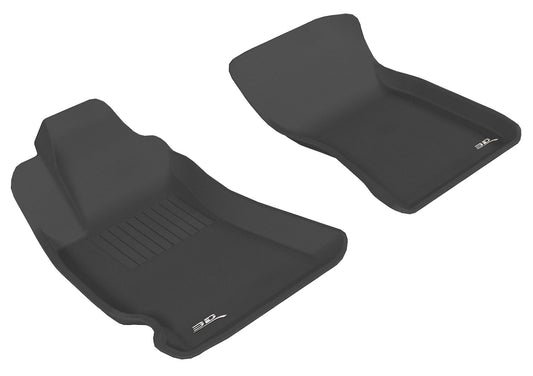 All-Weather Custom-Fit Floor Mats for Subaru Forester 2009-2013 with Non-Slip Backing - Black - 1st Row