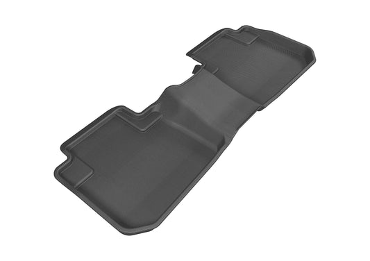 All-Weather Custom-Fit Floor Mats for Subaru Forester 2014-2018 with Non-Slip Backing - Black - 2nd Row