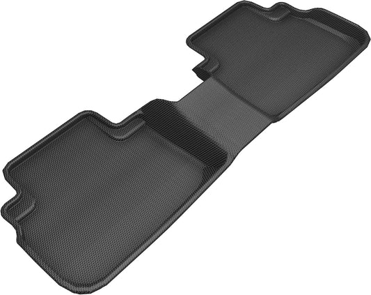 All-Weather Custom-Fit Floor Mats for Subaru Forester 2019-2024 with Non-Slip Backing - Black - 2nd Row