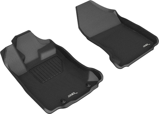 All-Weather Custom-Fit Floor Mats for Subaru Legacy / Outback 2020-2025 with Non-Slip Backing - Black - 1st Row