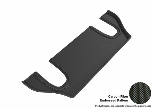 All-Weather Custom-Fit Floor Mats for Tesla Model X 6-Seat 2016-2021 with Non-Slip Backing - Black - 3rd Row
