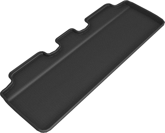 All-Weather Custom-Fit Floor Mats for Tesla Model Y 2020-2025 with Non-Slip Backing - Black - 2nd Row