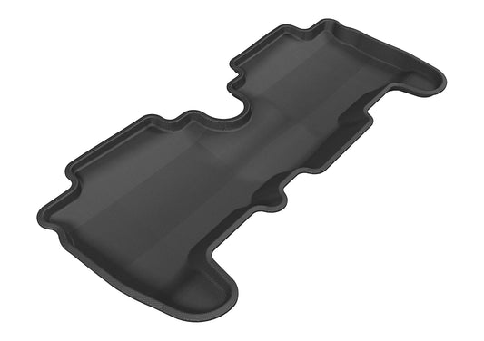 All-Weather Custom-Fit Floor Mats for Toyota Yaris Hatchback 2007-2014 with Non-Slip Backing - Black - 2nd Row