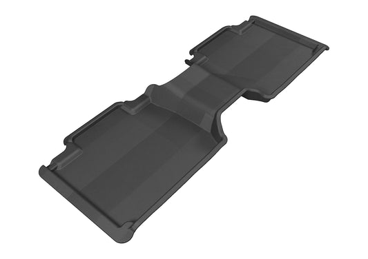All-Weather Custom-Fit Floor Mats for Toyota Tacoma Access Cab 2005-2011 with Non-Slip Backing - Black - 2nd Row