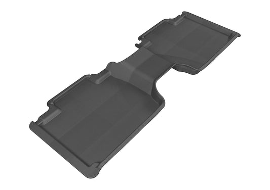 All-Weather Custom-Fit Floor Mats for Toyota Tacoma Access Cab 2012-2023 with Non-Slip Backing - Black - 2nd Row