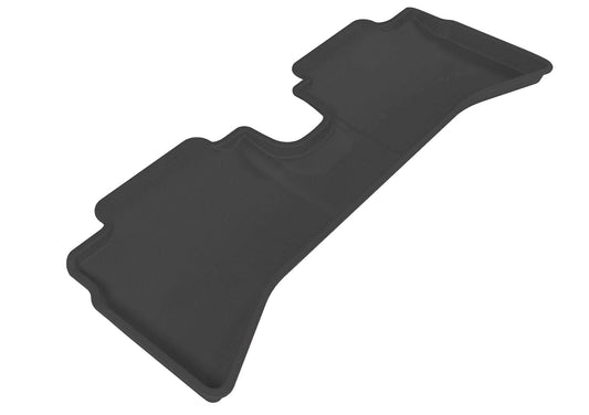 All-Weather Custom-Fit Floor Mats for Toyota Prius C 2012-2019 with Non-Slip Backing - Black - 2nd Row