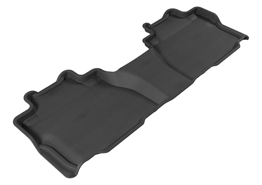 All-Weather Custom-Fit Floor Mats for Toyota Sequoia 2008-2021 with Non-Slip Backing - Black - 2nd Row