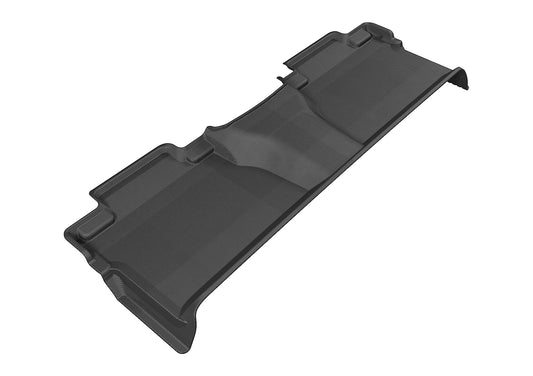 All-Weather Custom-Fit Floor Mats for Toyota Tundra Crewmax 2014-2021 with Non-Slip Backing - Black - 2nd Row