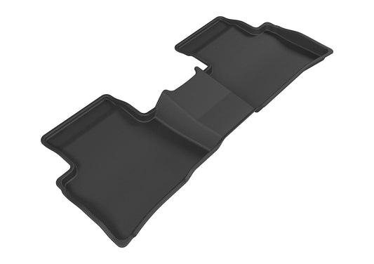 All-Weather Custom-Fit Floor Mats for Toyota Prius/ Prius Prime 2016-2022 with Non-Slip Backing - Black - 2nd Row