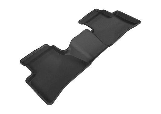 All-Weather Custom-Fit Floor Mats for Toyota C-Hr 2018-2022 with Non-Slip Backing - Black - 2nd Row