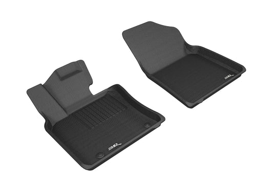 All-Weather Custom-Fit Floor Mats for Toyota Camry 2018-2025 with Non-Slip Backing - Black - 1st Row