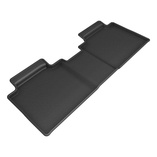 All-Weather Custom-Fit Floor Mats For Toyota Bz4X 2023-2025 With Non-Slip Backing - Black - 2Nd Row