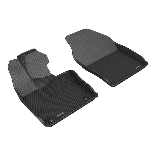 All-Weather Custom-Fit Floor Mats For Toyota Prius 2023-2025 With Non-Slip Backing - Black - 1St Row
