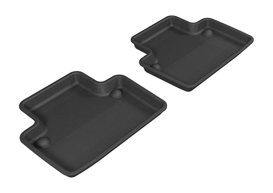 All-Weather Custom-Fit Floor Mats for Volvo Xc90 2003-2014 with Non-Slip Backing - Black - 2nd Row