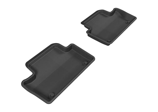 All-Weather Custom-Fit Floor Mats for Volvo Xc60 2010-2017 with Non-Slip Backing - Black - 2nd Row